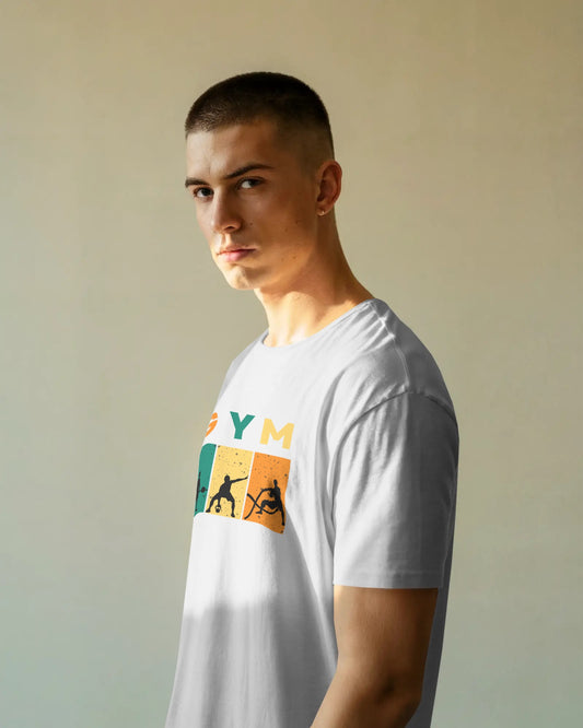 GYM – Motivational Fitness Graphic T-Shirt